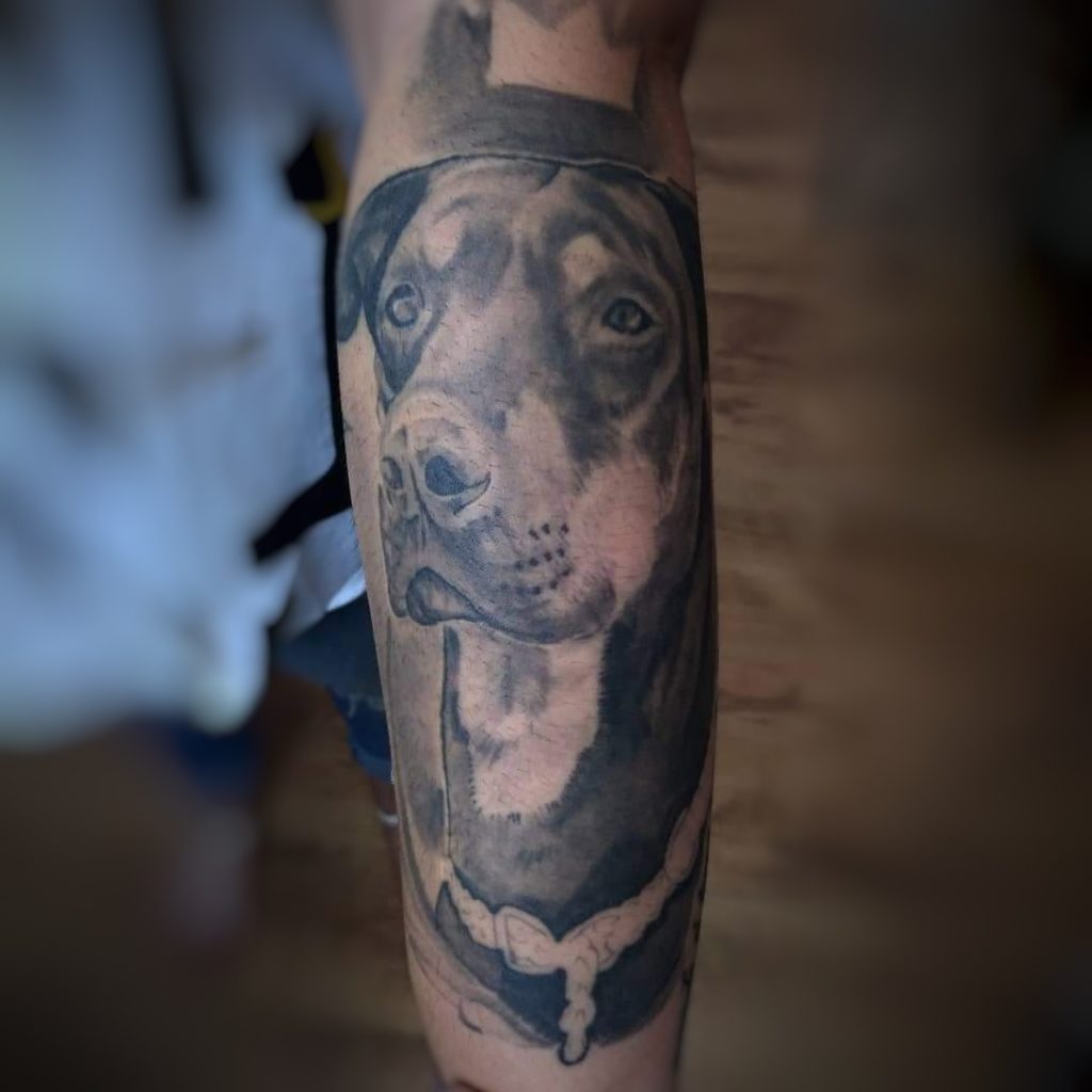 tatuaje realismo palencia perro mascota valladolid burgos