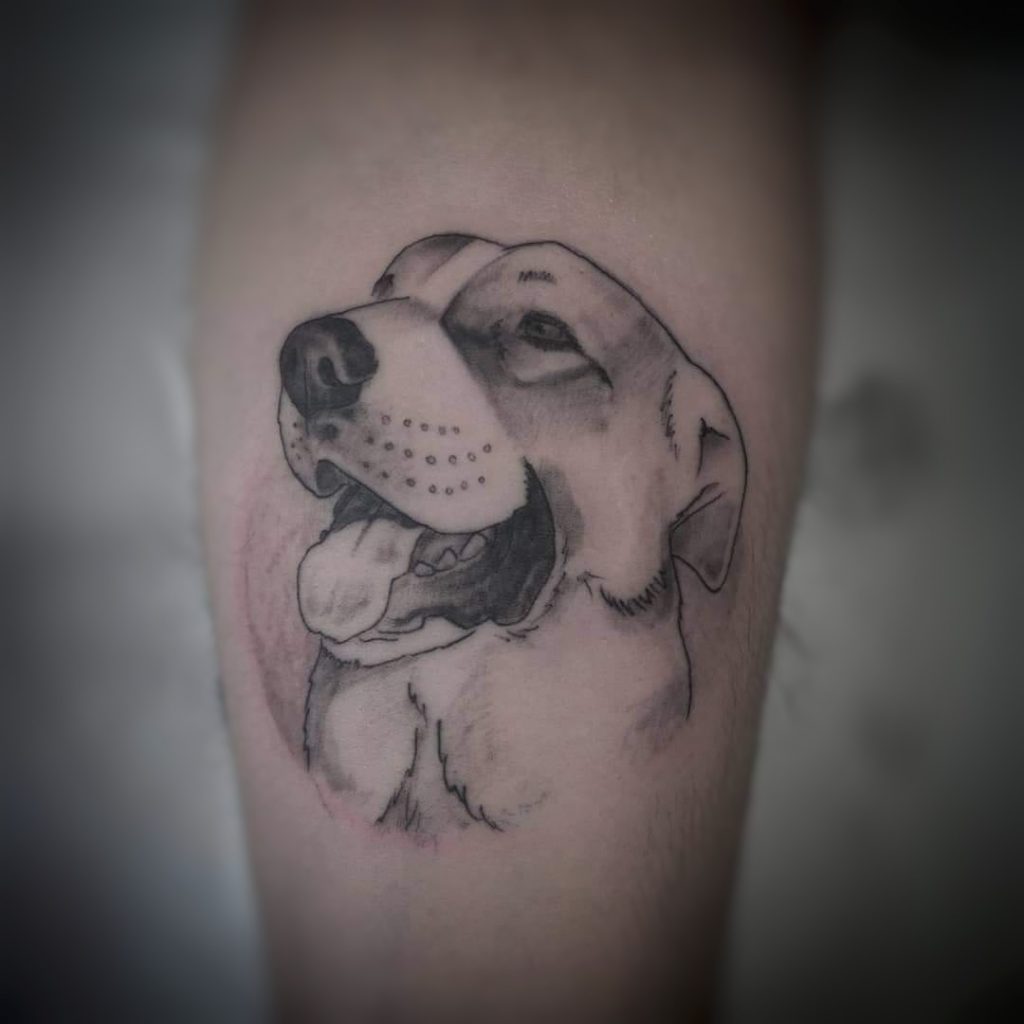 tatuaje mascota perro palencia